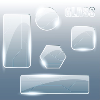 Glass Banners, Plates & Backgrounds 15xEPS Glass Banners, Plates & Backgrounds 15xEPS