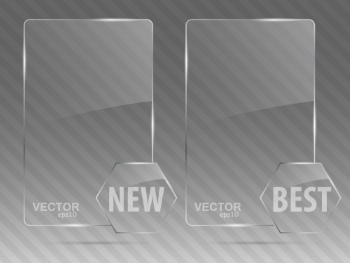 Glass Banners, Plates & Backgrounds 15xEPS Glass Banners, Plates & Backgrounds 15xEPS