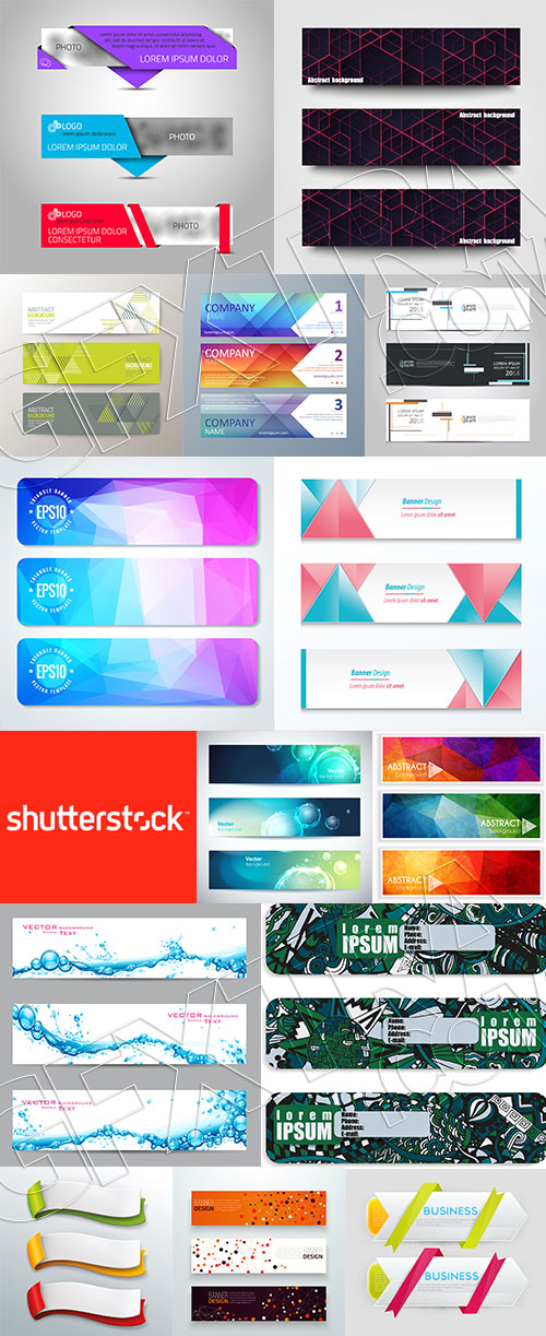 Abstract Banners Collection #36, 15xEPS Abstract Banners Collection #36, 15xEPS