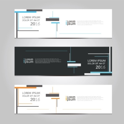 Abstract Banners Collection #36, 15xEPS