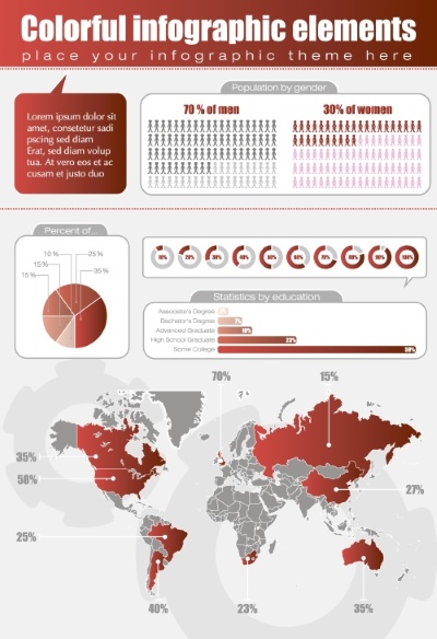 Infographic Elements Set 35xEPS