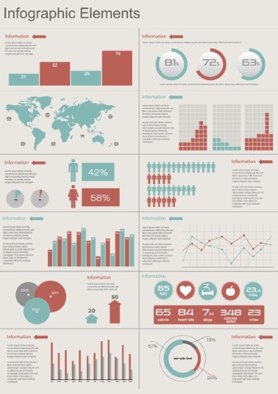 Infographic Elements Set 35xEPS
