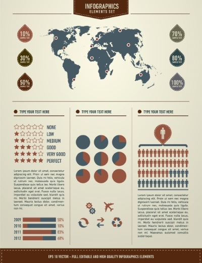Infographic Elements Set 35xEPS