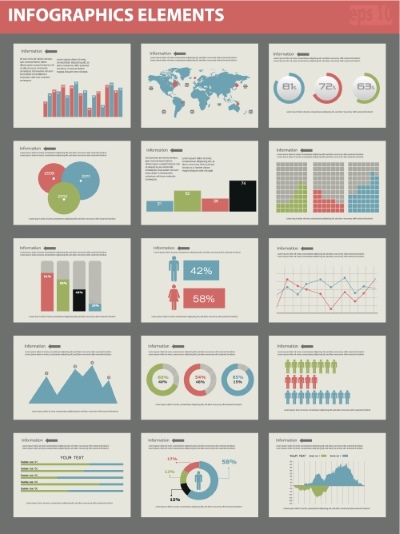 Infographic Elements Set 35xEPS