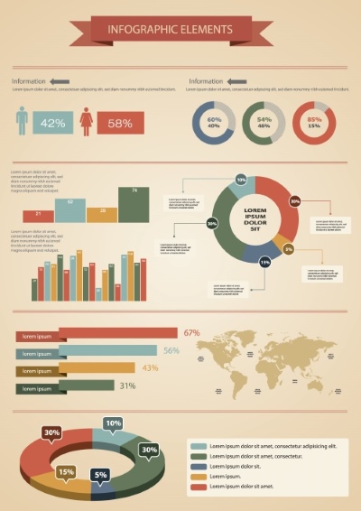 Infographic Elements Set 35xEPS