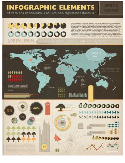 Infographic Elements Set 35xEPS