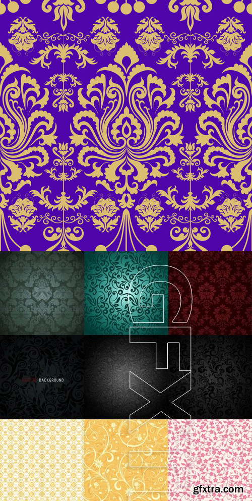 Floral Patterns 25xEPS Floral Patterns 25xEPS