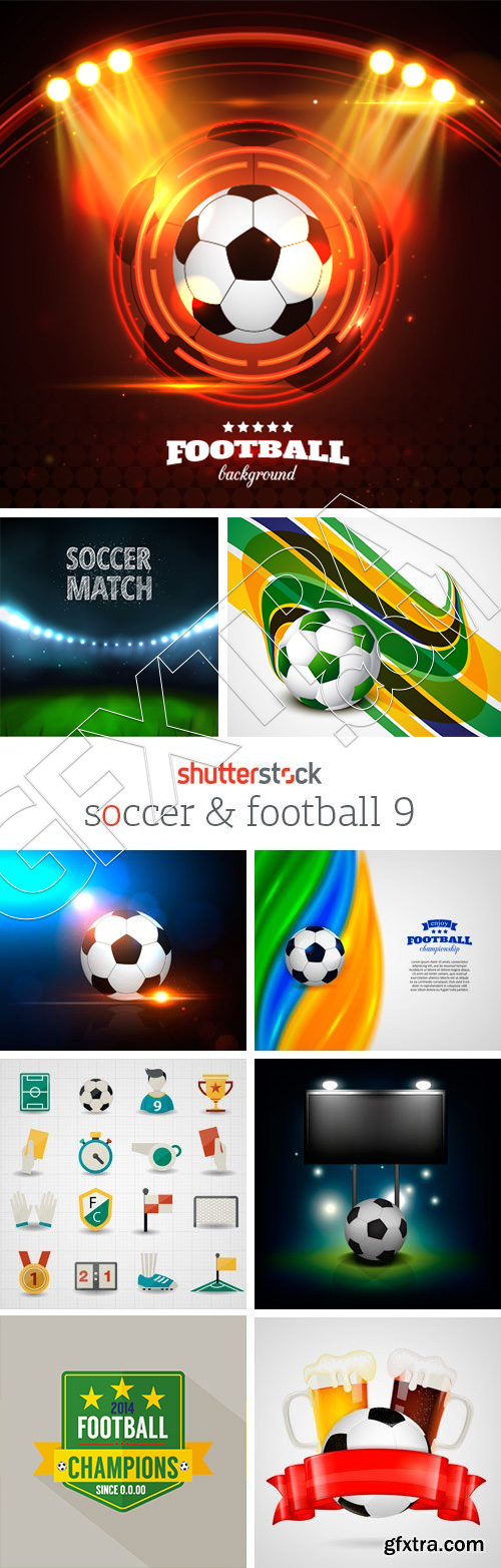 Soccer & Football #9, 25xEPS Soccer & Football #9, 25xEPS