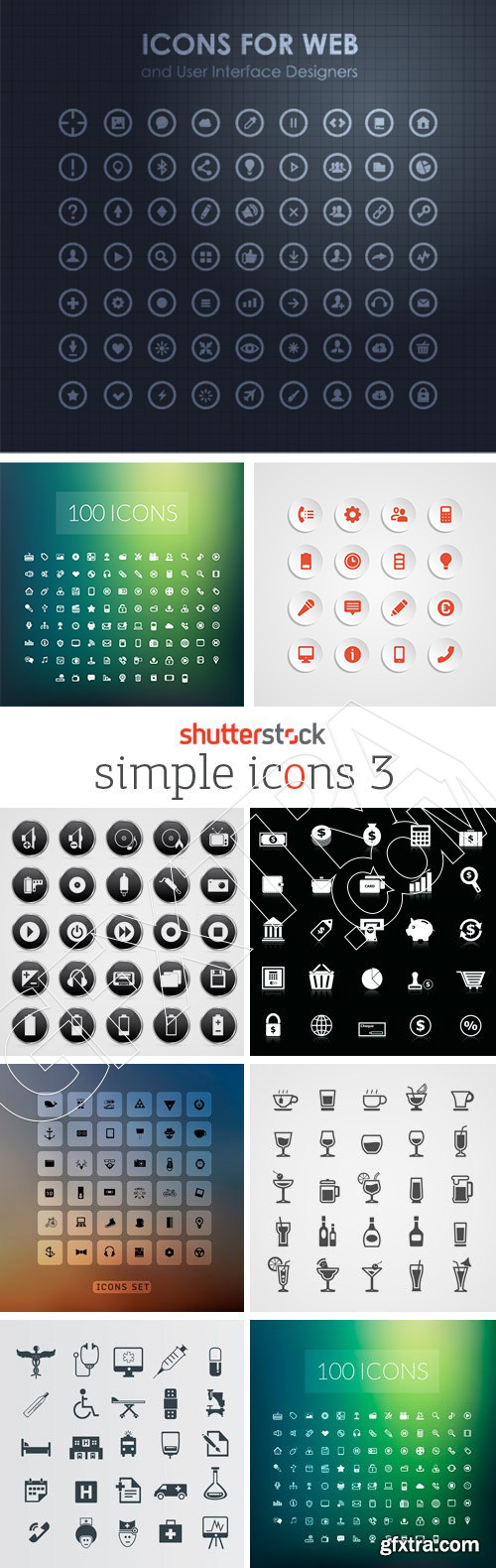Simple Icons #3, 25xEPS