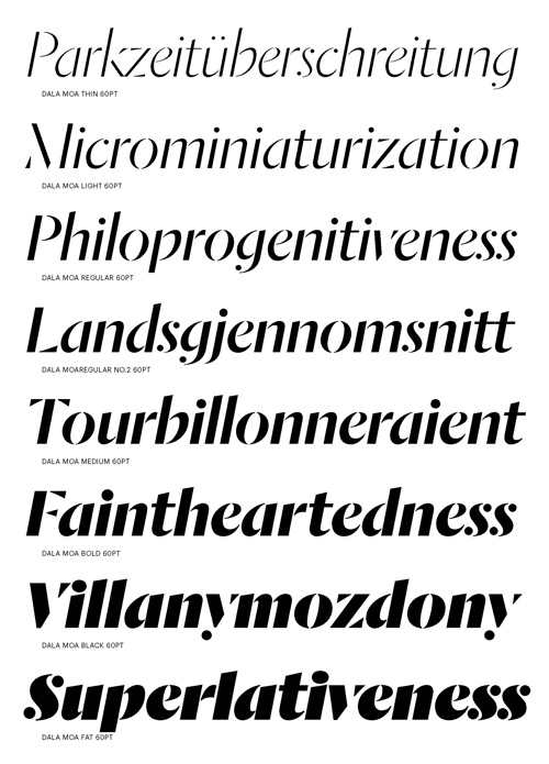 Dala Moa - 16 Styles Font Family NEW! Dala Moa - 16 Styles Font Family NEW!