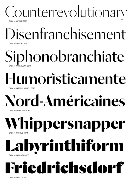 Dala Moa - 16 Styles Font Family NEW! Dala Moa - 16 Styles Font Family NEW!