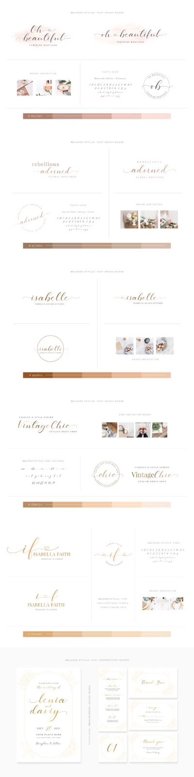 Beloved Ottilia Font + Free Logos 3071673 Beloved Ottilia Font + Free Logos 3071673