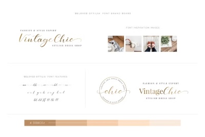 Beloved Ottilia Font + Free Logos 3071673 Beloved Ottilia Font + Free Logos 3071673