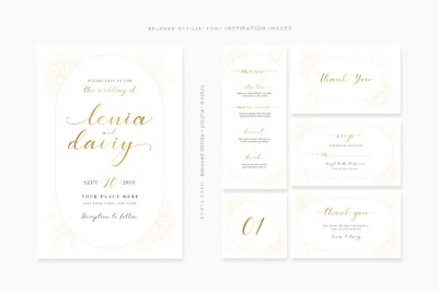 Beloved Ottilia Font + Free Logos 3071673 Beloved Ottilia Font + Free Logos 3071673