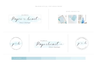 Beloved Ottilia Font + Free Logos 3071673 Beloved Ottilia Font + Free Logos 3071673