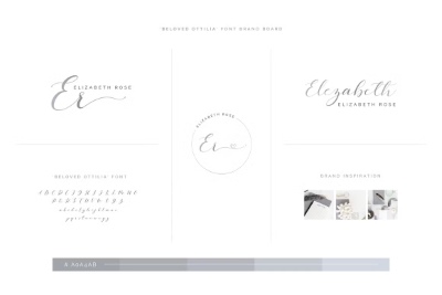 Beloved Ottilia Font + Free Logos 3071673 Beloved Ottilia Font + Free Logos 3071673