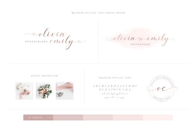 Beloved Ottilia Font + Free Logos 3071673 Beloved Ottilia Font + Free Logos 3071673