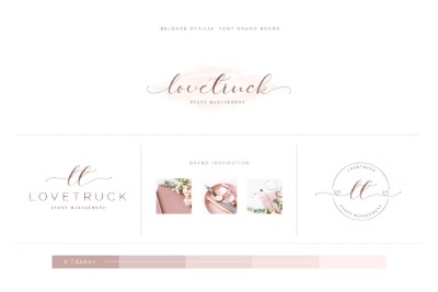 Beloved Ottilia Font + Free Logos 3071673 Beloved Ottilia Font + Free Logos 3071673