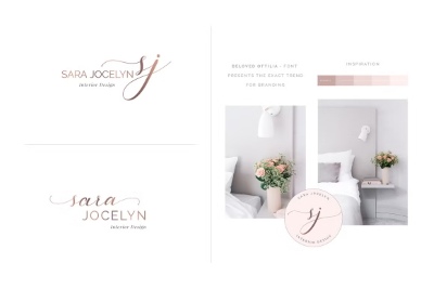 Beloved Ottilia Font + Free Logos 3071673 Beloved Ottilia Font + Free Logos 3071673