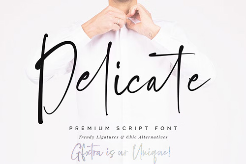 Delicate Script Font 2466247 Delicate Script Font 2466247