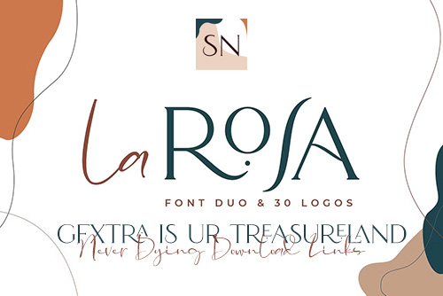 La Rosa Font Duo-Chic Logos 4671115 La Rosa Font Duo-Chic Logos 4671115
