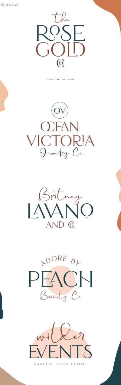 La Rosa Font Duo-Chic Logos 4671115