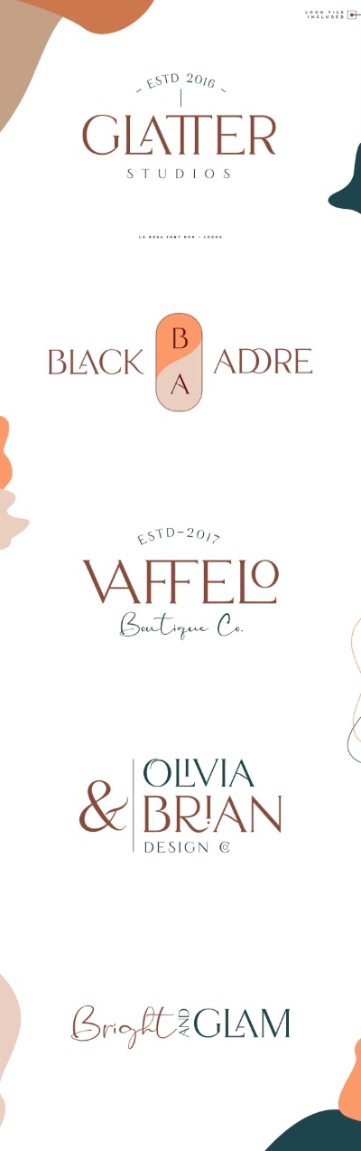 La Rosa Font Duo-Chic Logos 4671115