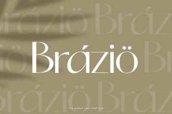 The Bright Lake Font Duo + Logos 6317435 The Bright Lake Font Duo + Logos 6317435