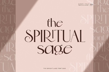 The Bright Lake Font Duo + Logos 6317435 The Bright Lake Font Duo + Logos 6317435