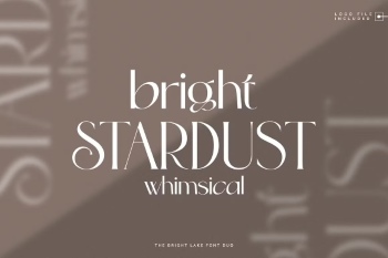 The Bright Lake Font Duo + Logos 6317435 The Bright Lake Font Duo + Logos 6317435