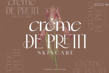 The Bright Lake Font Duo + Logos 6317435 The Bright Lake Font Duo + Logos 6317435