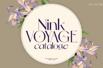 The Bright Lake Font Duo + Logos 6317435 The Bright Lake Font Duo + Logos 6317435