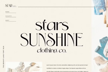The Bright Lake Font Duo + Logos 6317435 The Bright Lake Font Duo + Logos 6317435