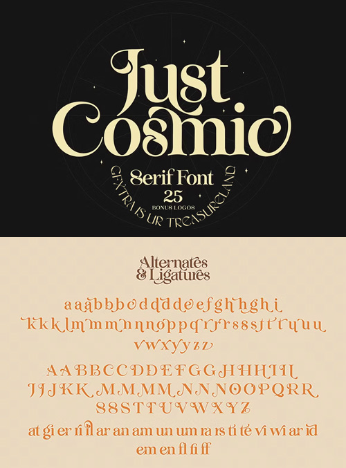 Just Cosmic Font + Logos 5619000 Just Cosmic Font + Logos 5619000