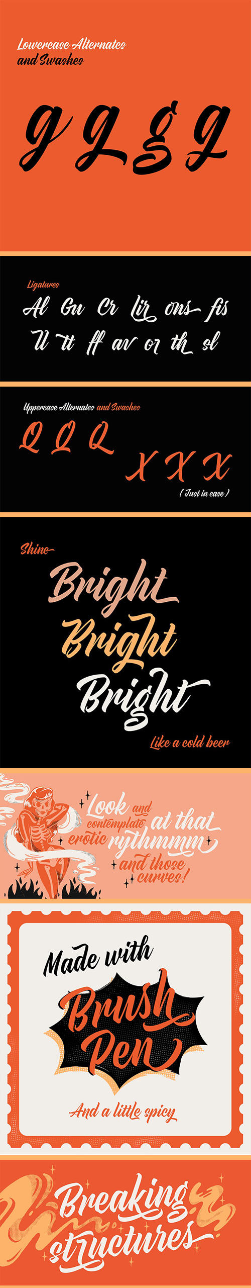 Hot Salsa Brush Font 4221435 Hot Salsa Brush Font 4221435