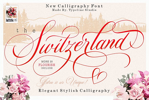 Switzerland - Elegant Stylish Calligraphy OTF 4221435 Switzerland - Elegant Stylish Calligraphy OTF 4221435