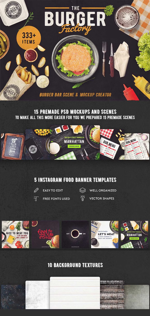 The Burger Bar - Scene Generator 2107872 The Burger Bar - Scene Generator 2107872