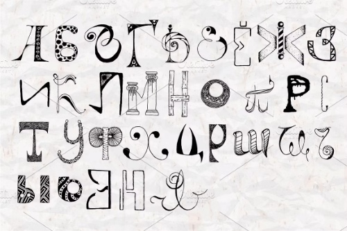 Crazy Doodle Initial Letters 5300754