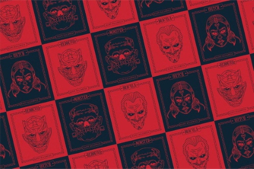 Coaster Ghost EPS AI OTF 4883745 Coaster Ghost EPS AI OTF 4883745