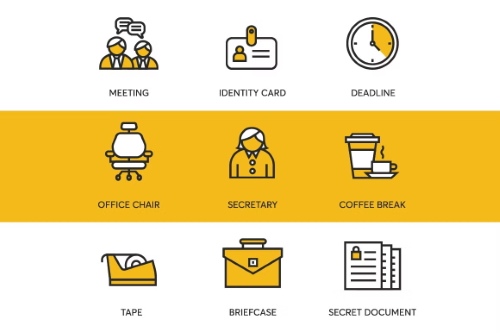 48 Office Icons EPS, PNG 1140905 48 Office Icons EPS, PNG 1140905