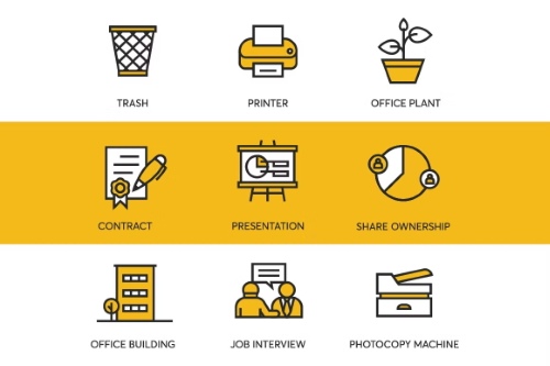 48 Office Icons EPS, PNG 1140905 48 Office Icons EPS, PNG 1140905