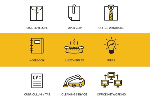 48 Office Icons EPS, PNG 1140905 48 Office Icons EPS, PNG 1140905