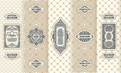 Luxury Packaging Design Elements 27xAI Luxury Packaging Design Elements 27xAI