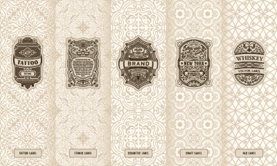 Luxury Packaging Design Elements 27xAI Luxury Packaging Design Elements 27xAI