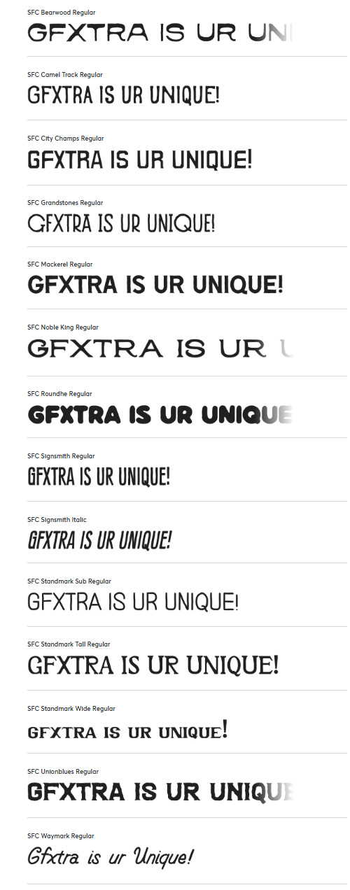 FC Vintage Fonts Bundle Vol. 1, 292113777