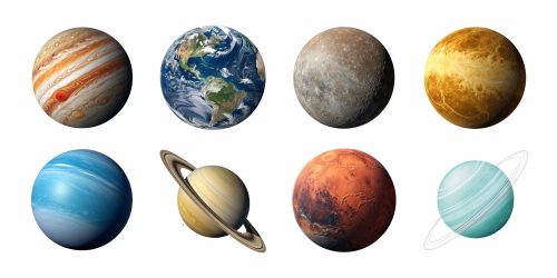 Solar System Planets 25xPNG