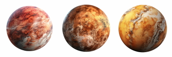 Solar System Planets 25xPNG