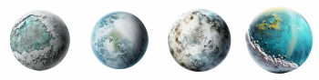 Solar System Planets 25xPNG