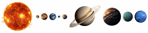 Solar System Planets 25xPNG