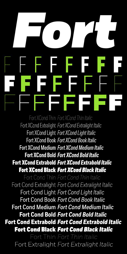 Fort - 48 Styles Superfamily Updated!